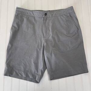Faherty Gray All Day Shorts 9" Inseam Golf Travel‎ Casual Resort Wear Mens 33